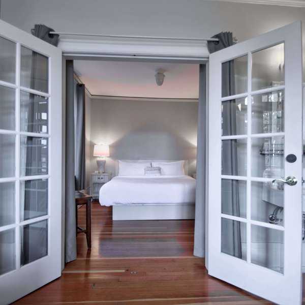 Room 201 sink and towel